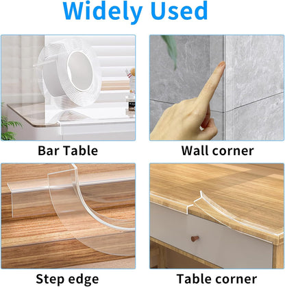 Edge Corner Protector Baby Proofing,Soft Clear Furniture Table Corner Guard & Edge Safety Cabinet