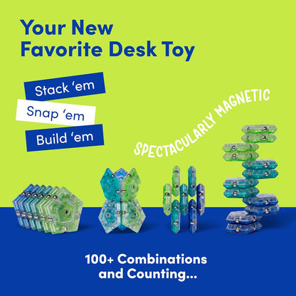 Speks Geode Sphere Magnetic Fidget Toy for Adults | Quiet Adult Sensory Toy for Stress Relief &
