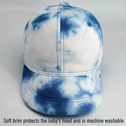 Keepersheep Baby Baseball Cap Infant Sun Hat, Cotton Knit with Soft Brim, Adjustable Soft Newborn