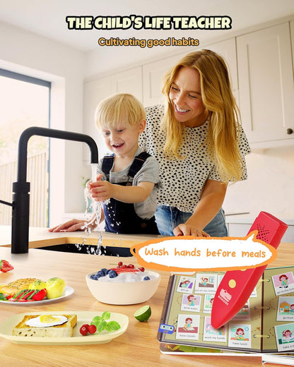 KOKODI Talking Pen Books Sets, Interactive Audio Sound Books Kids Learning Electronic Toys for Boys