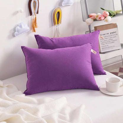 NTBAY Toddler Pillows, Down Alternative 13"x18" Pillows, Machine Washable - Soft and Breathable