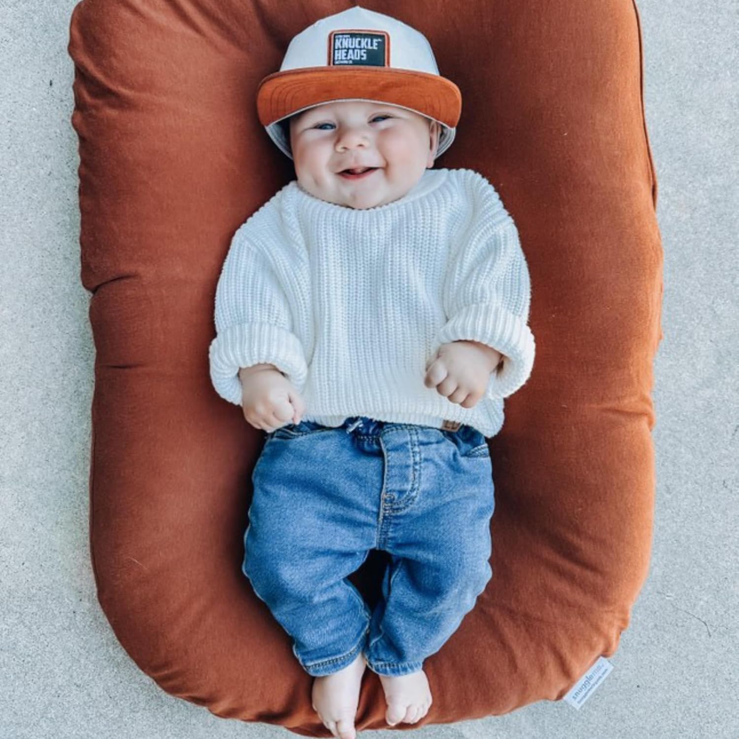 Baby Hats - Baseball Hat, Newborn Youth Flat Brim Mesh Trucker Surf Skate Bubba Bro Fitted Beach