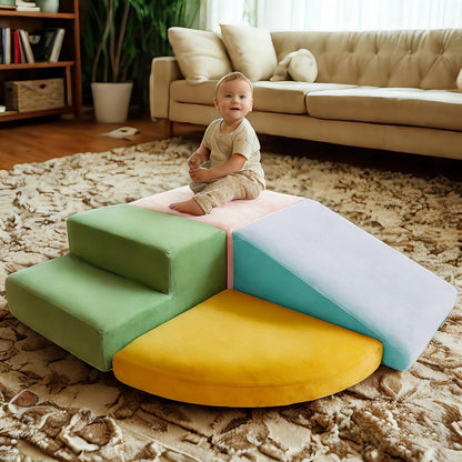 Large Baby Climbing Blocks – 6 Pcs Climbing Toys for Toddlers - Ultra High Density Soft Foam Play