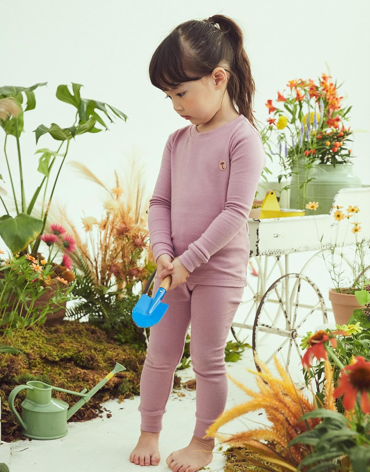 moimoln 6M-8Y Modal Cotton Solid Soft Breathable Baby Toddler Boys Girls Snug fit Pjs Long Sleeve