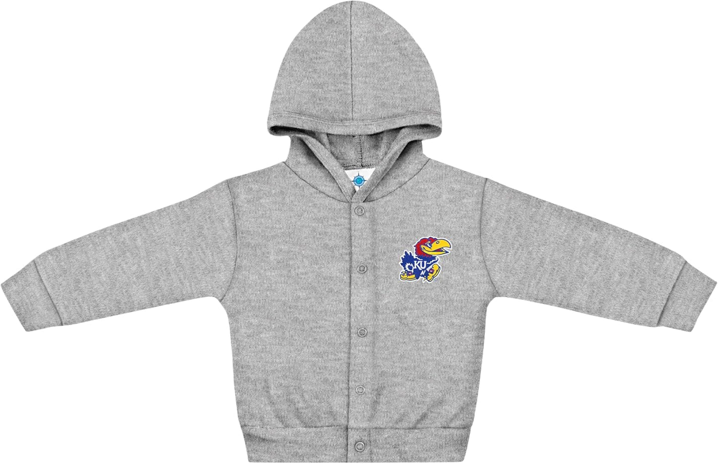 Creative Knitwear College Baby Snap Hooded Jacket - Team Logo, Multiple Colors, for Boys & Girls