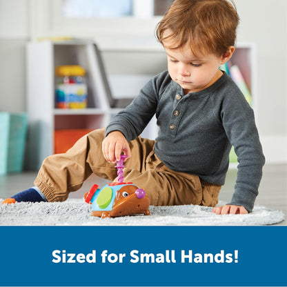 Learning Resources Spike the Fine Motor Hedgehog Fidget Friend -Ages 18+ months Fine Motor and