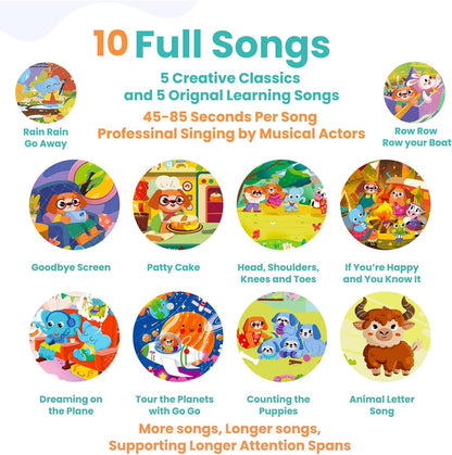 GO GO Creative Activity Nursery Rhymes: Nursery Rhyme Books, Sound Book, 10 Songs, Talking Books