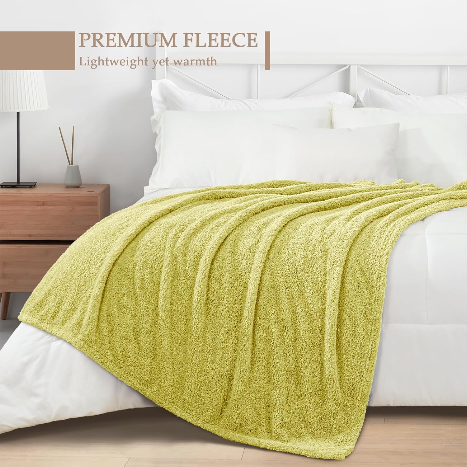 Exclusivo Mezcla Fleece Blanket for Couch, Soft and Cozy King Blankets for Women Men Girls Kids