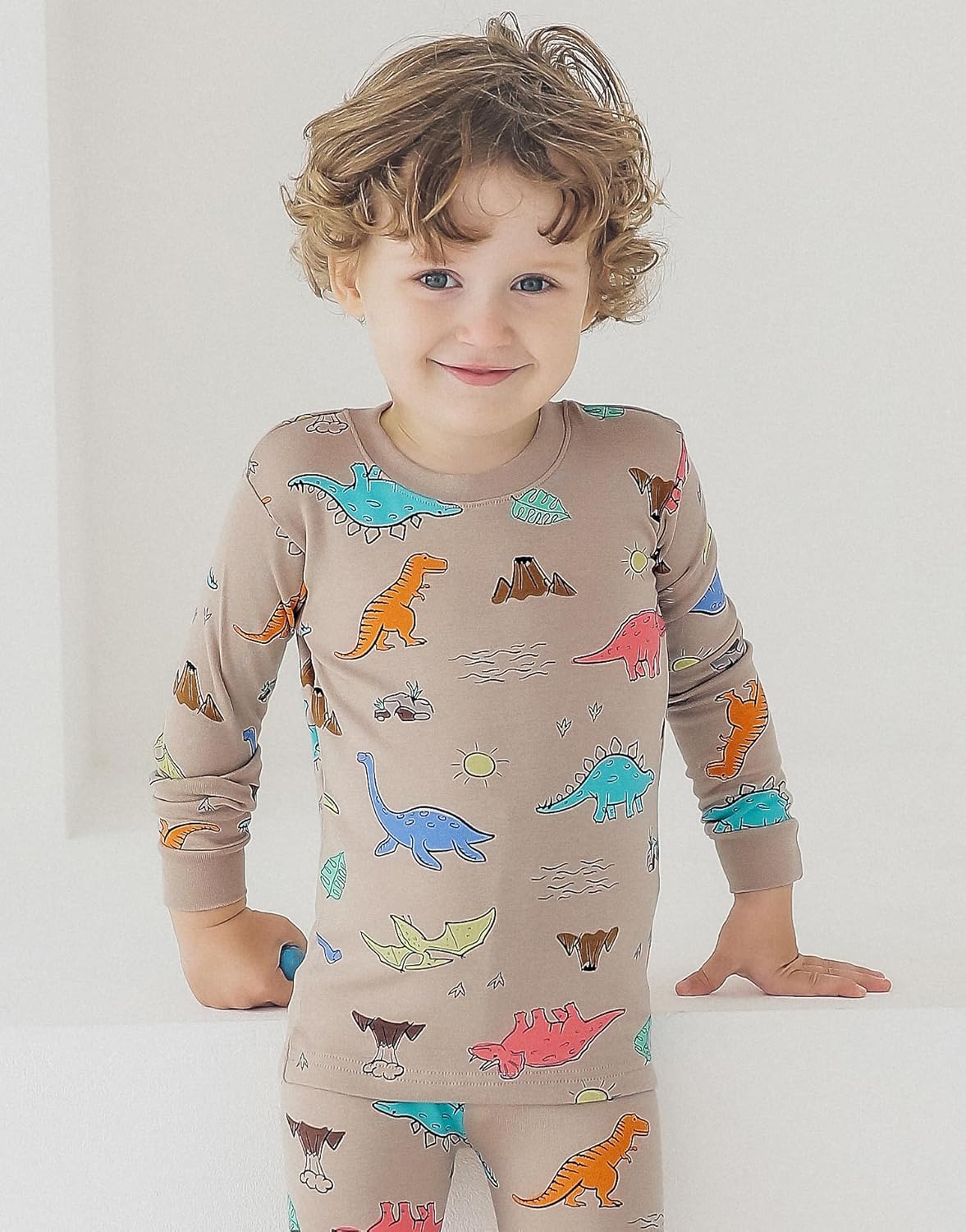 VAENAIT BABY 6M-12Y Kids Unisex Girls & Boys Soft Comfy Modal Tencel Sleepwear Pajamas 2pcs or 4pcs