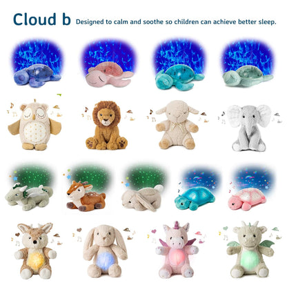 Cloud B Ocean Projector Nightlight with White Noise Soothing Sounds | Adjustable Settings and