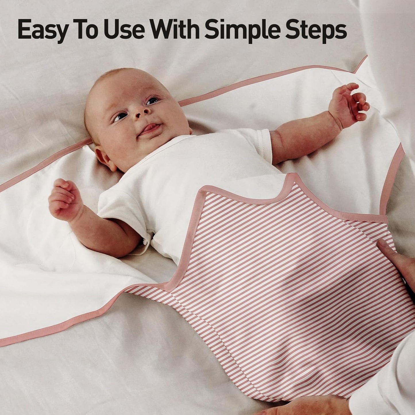 Organic Baby Swaddle Sleep Sacks, 2-Pack Swaddles for Newborns Baby Essentials, Infant 0-3 Months