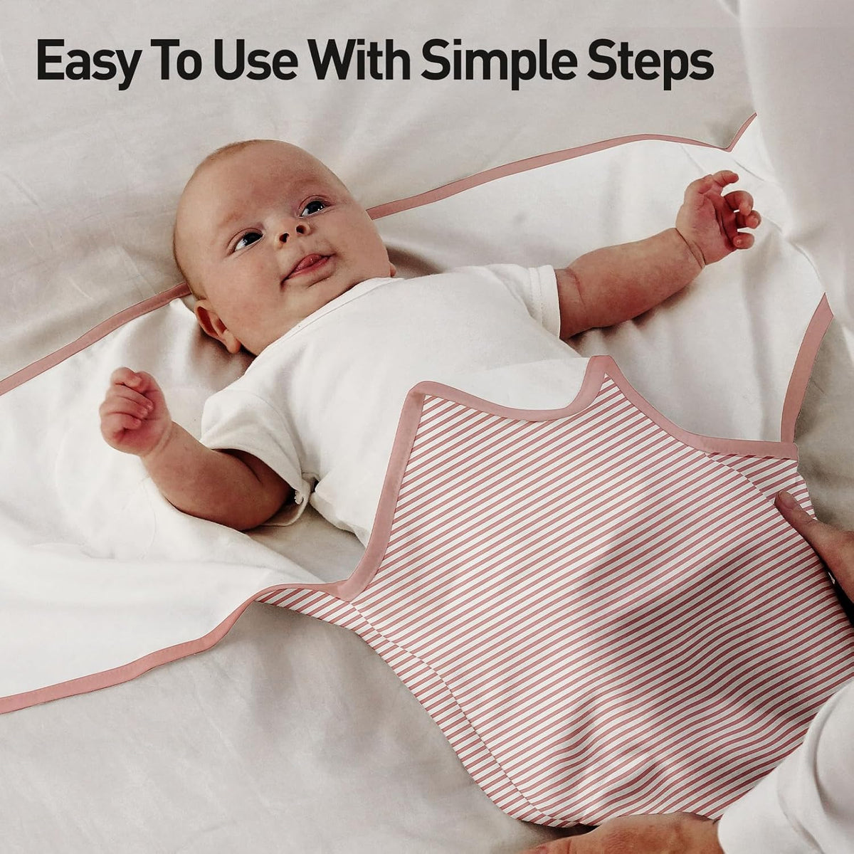 Organic Baby Swaddle Sleep Sacks, 2-Pack Swaddles for Newborns Baby Essentials, Infant 0-3 Months