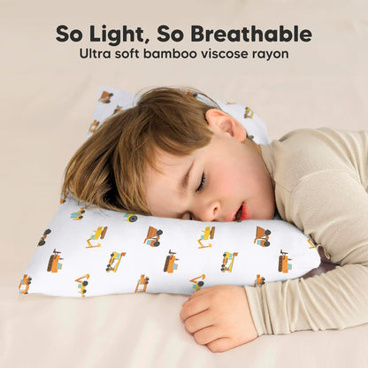 Toddler Pillow with Pillowcase - 13x18 My Little Cuddly Pillow, Viscose Derived From Bamboo Nursery