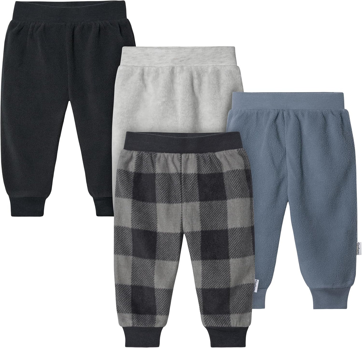 Gerber Baby Boys' 4-Pack Microfleece Pants