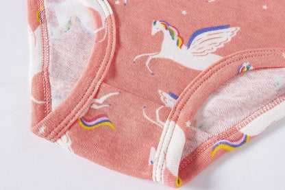 Hahan Girls Soft Panties Toddler Girls Cotton Underwear Kids Briefs