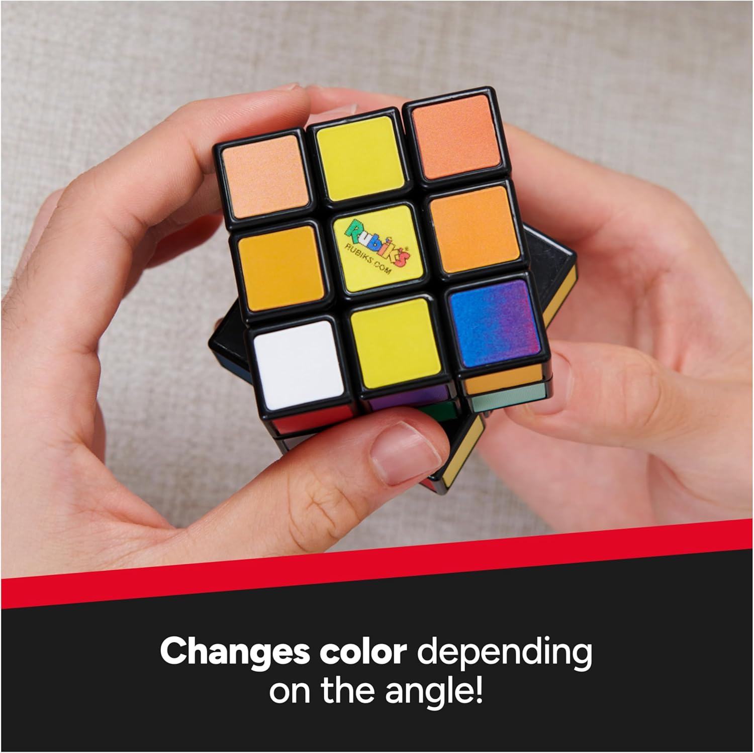 Rubik’s Impossible, The Original 3x3 Cube Advanced Difficulty Classic Color-Matching