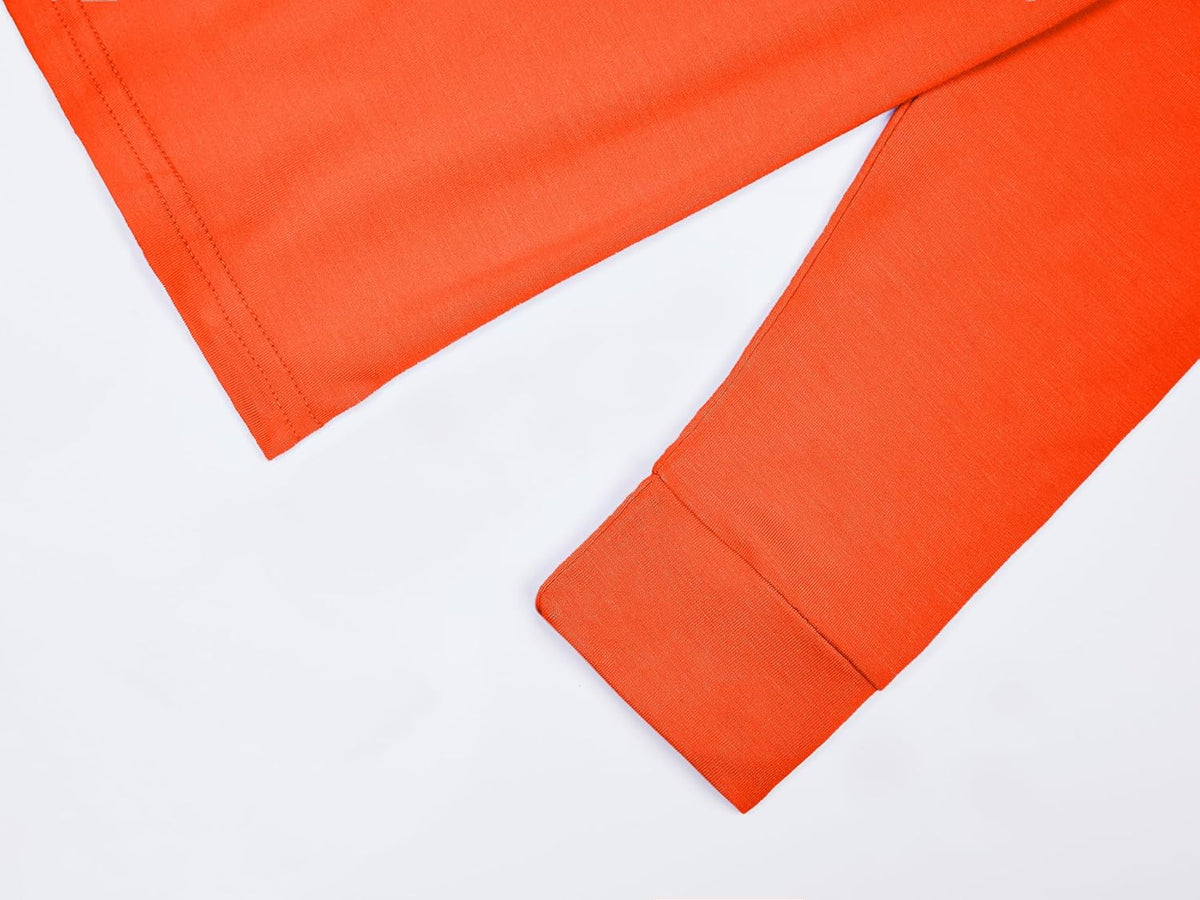 BABY 2T-10Y Toddler Kids Girls Boys Soft Comfy Viscose 2pcs Set Long Sleeve Plain Shirts and Pants