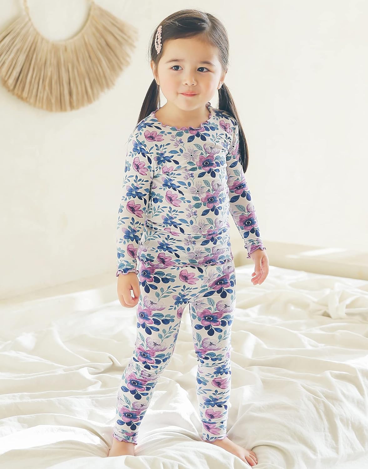VAENAIT BABY 6M-12Y Kids Unisex Girls & Boys Soft Comfy Modal Tencel Sleepwear Pajamas 2pcs or 4pcs