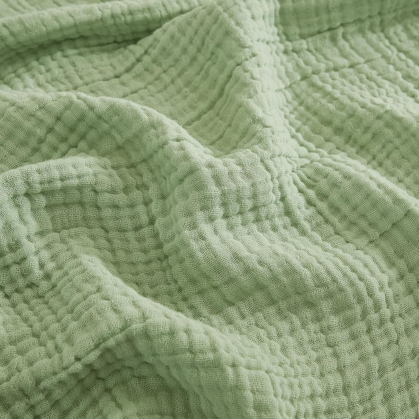 EMME Cotton Twin Blanket for Couch Soft Airy Muslin Bed Blankets Lightweight Breathable Blanket All