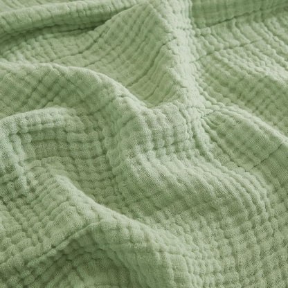EMME Cotton Twin Blanket for Couch Soft Airy Muslin Bed Blankets Lightweight Breathable Blanket All