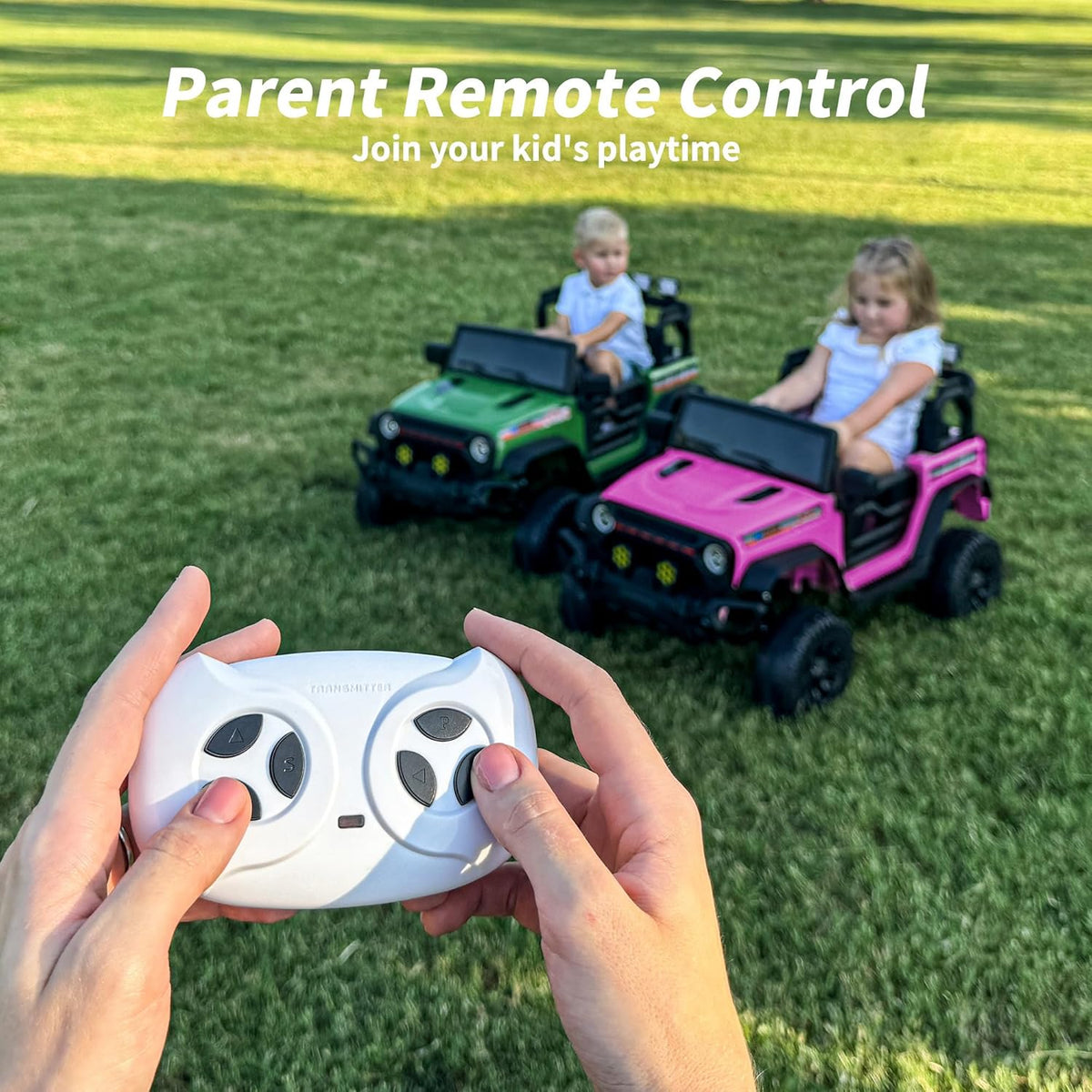 12V Kids Ride on Car Truck, Kids Electric Vehicles Car Ride on Toy for Toddlers w/Remote Control