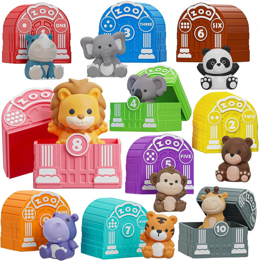 Learning Toy for Toddlers 1 2 3 Year Old, Montessori Educational Counting, Matching & Sorting