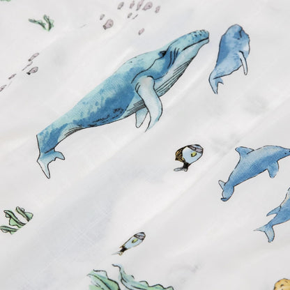Little Unicorn Standard Pillowcase 2 Pack | Super Soft & Breathable Muslin Fabric | Snug Envelope