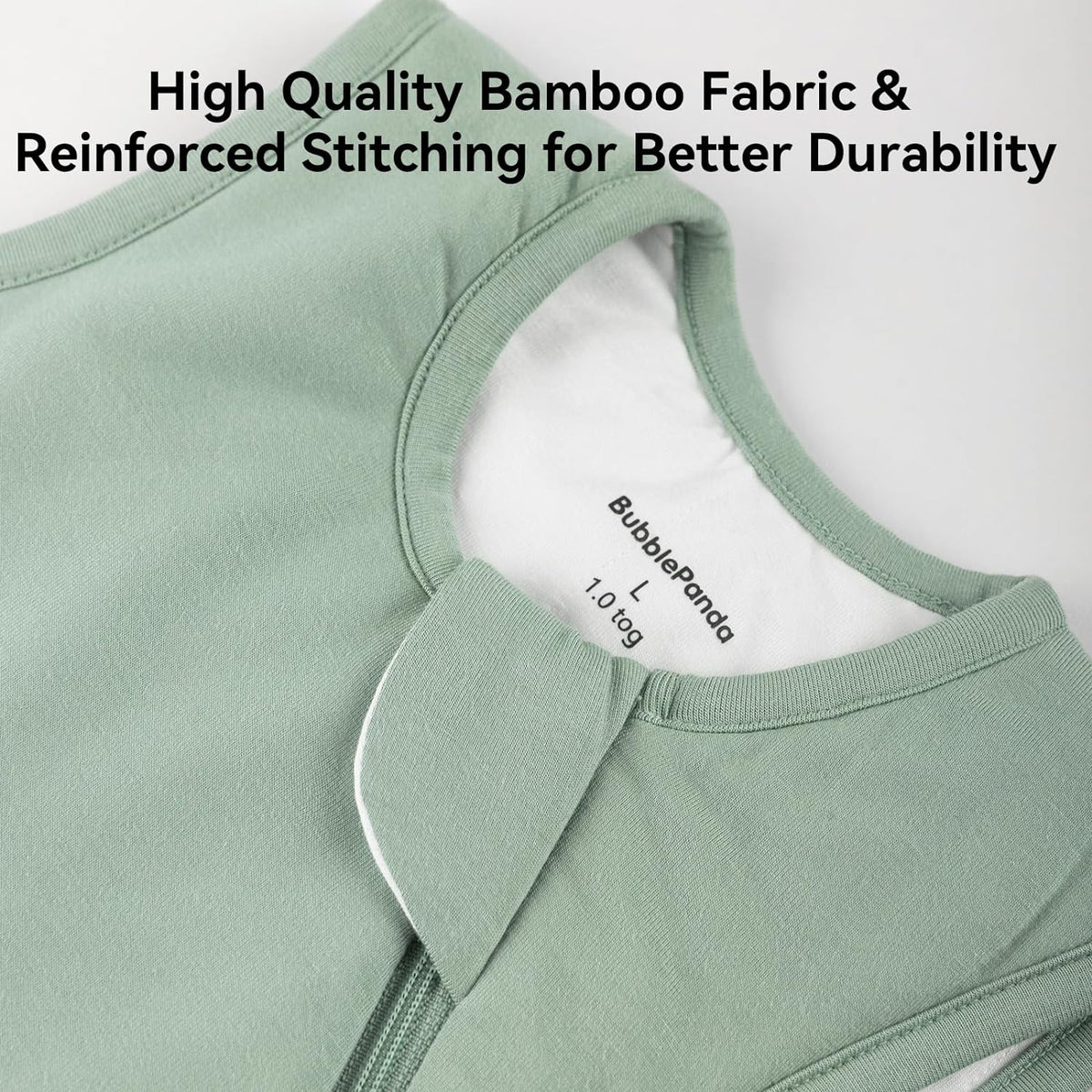 BubblePanda Rayon Made from Bamboo Sleep Sack 18-24 Months 0.5 Tog Soft Lightweight Toddler Sleep