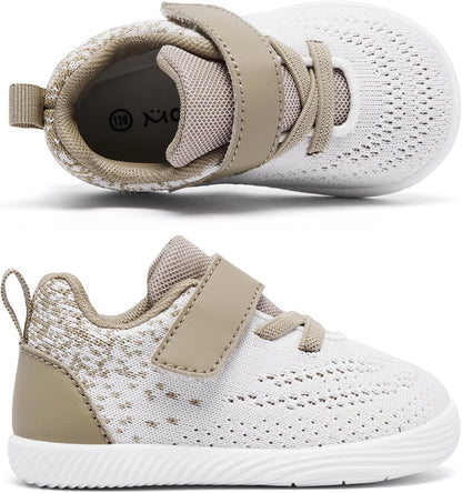 MORENDL Toddler Sneakers Baby Boys & Girls Barefoot Shoes Lightweight Breathable Walking Running