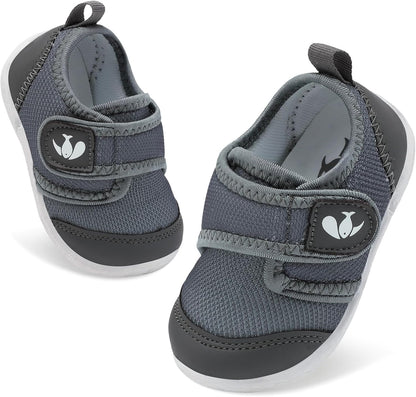 FEETCITY Baby First Walking Shoes Boys Girls Infant Sneakers Crib Shoes Breathable Lightweight Slip