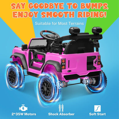 ENYOPRO 12V Ford Bronco Raptor Ride On Car for Kids, Electric Power Car Ride-On Toy for Toddlers
