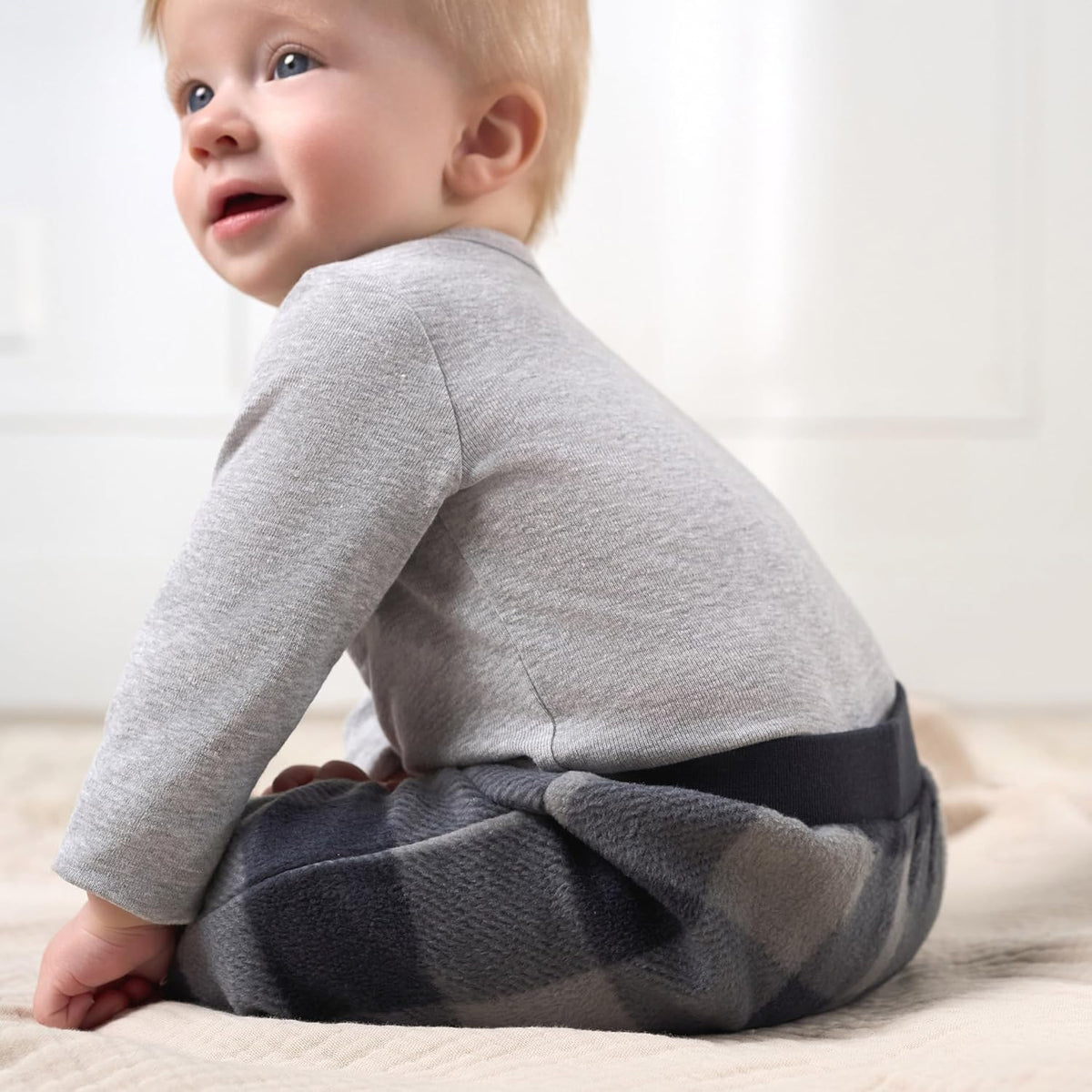 Gerber Baby Boys' 4-Pack Microfleece Pants