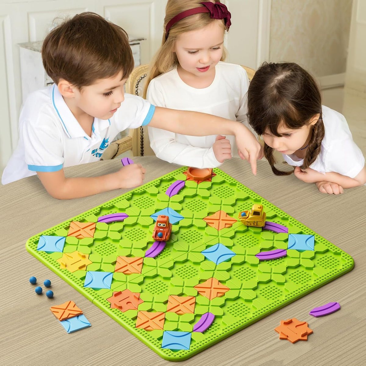 Brain Stem Activity Logic Kits, Board Teaser Games & Puzzles Toys with 200+ Challenges, 4