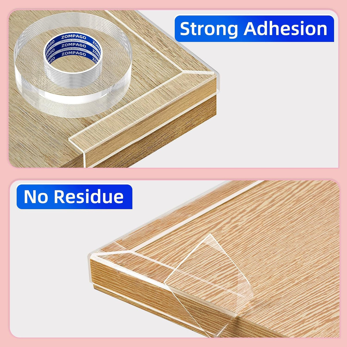 Clear Soft Corner Protectors for Furniture Strip,1.2in x9.84FT,Sharp Edge & Table Bumper,Window