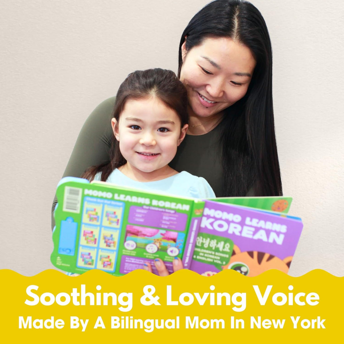 New! Learn Korean for Kids, Momo Learns Korean Vol. 2, Bilingual Korean Baby Book for Kids, Babies