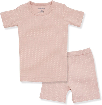 AVAUMA Baby Boys Girls Pajama Set 6M-7T Kids Cute Toddler Snug fit Pattern Design Pjs Cotton