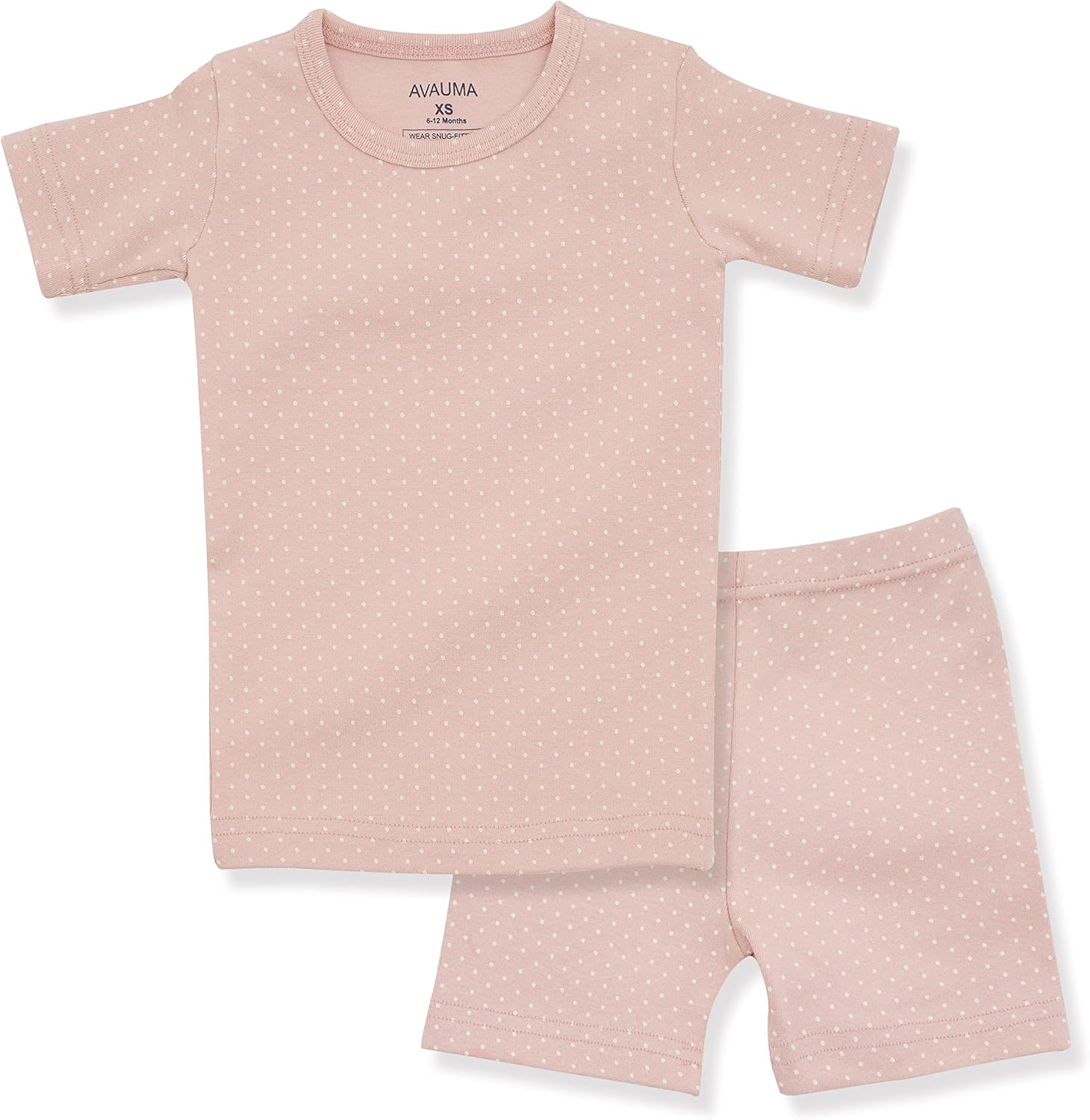 AVAUMA Baby Boys Girls Pajama Set 6M-7T Kids Cute Toddler Snug fit Pattern Design Pjs Cotton