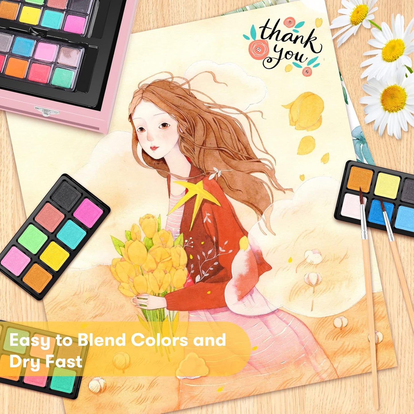 iBayam Arts and Crafts Gifts for Kids 6-14 Year, Teens Girls Christmas Gifts, 150-Pack Art Set Kits