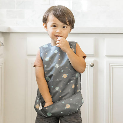 Tiny Twinkle Mess Proof Baby Bib - Waterproof & Lightweight Baby-Led Weaning Apron | 100% Recycled