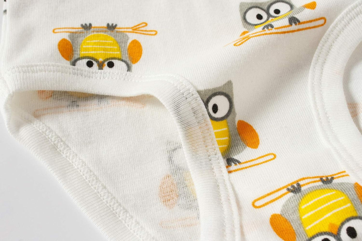 Cadidi Dinos Little Girls' Soft Cotton Underwear Kids Cool Breathable Comfort Panty Briefs Toddler