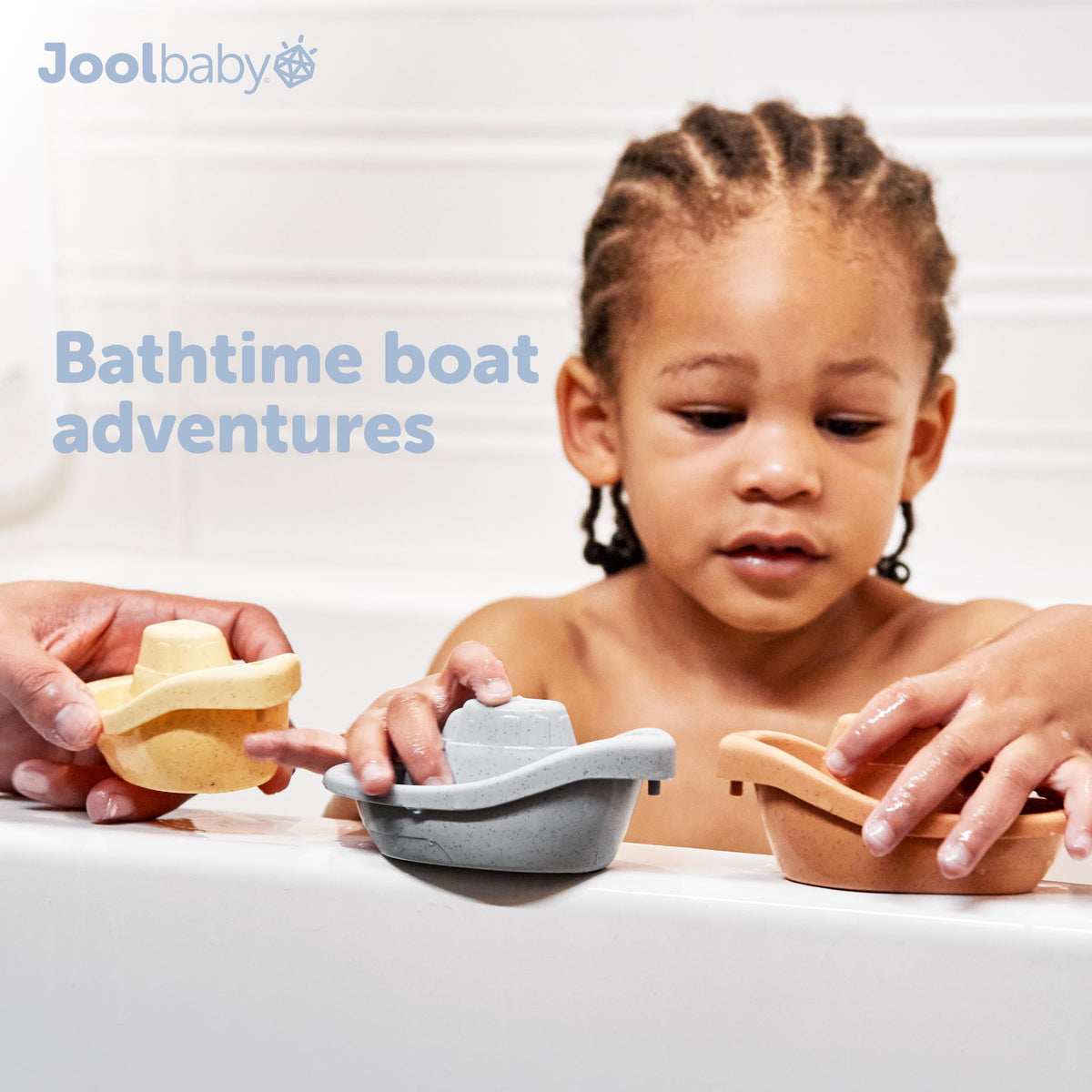 Jool Baby 12-Piece Bath Toy Gift Set with Bath Toy Storage Organizer