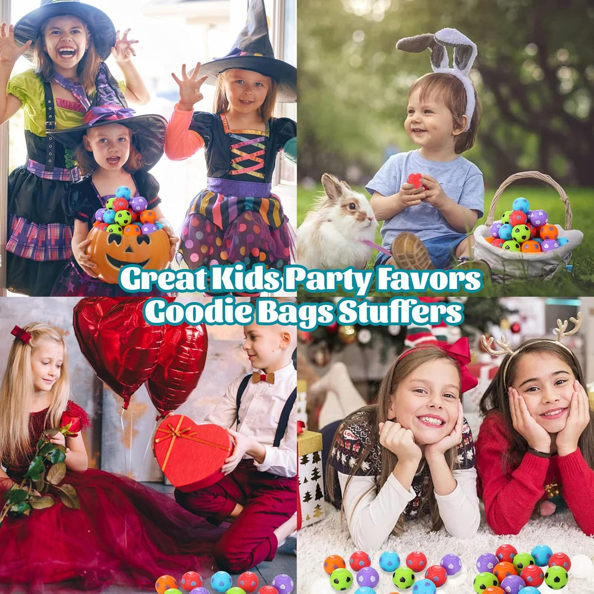 SCIONE 36 Pack Soccer Party Favors for Kids 4-8 8-12 Soccer Balls Fidget Spinner Goodie Bag