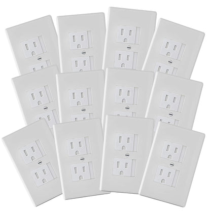 Safety Innovations Self-Closing Babyproof Outlet Covers - (for Center Screw Outlets Only) an