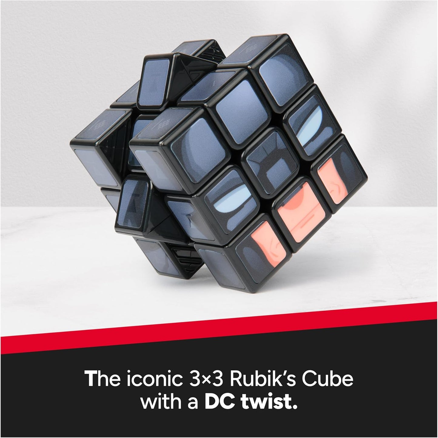 Rubik’s Cube Batman Cuber, Problem-Solving Challenging Brain Teaser Collectible Batman Fidget Toy