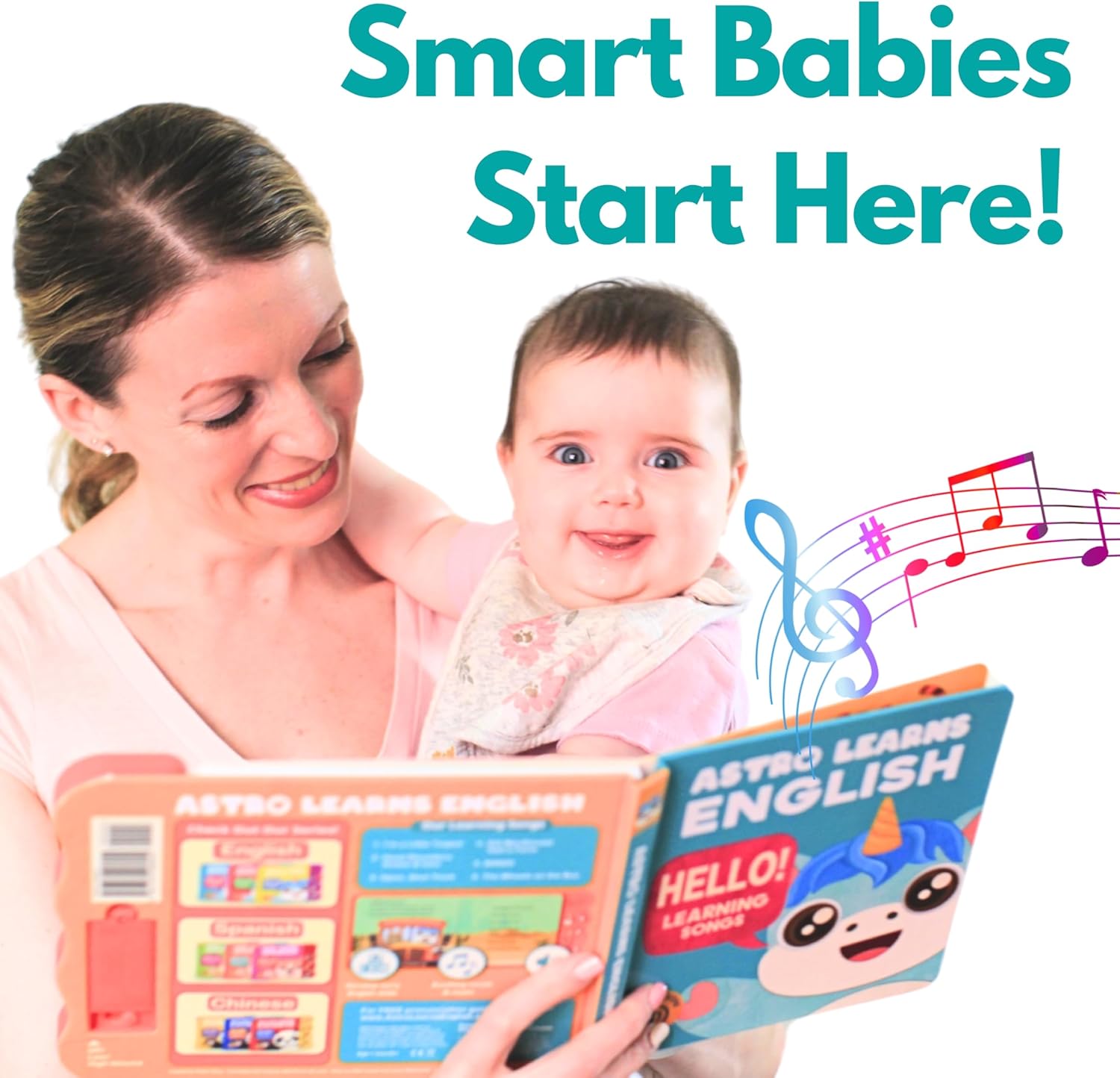 Learning Songs: Musical Toys & Interactive Sound Book for Toddlers 1-3, Baby’s First Year Music