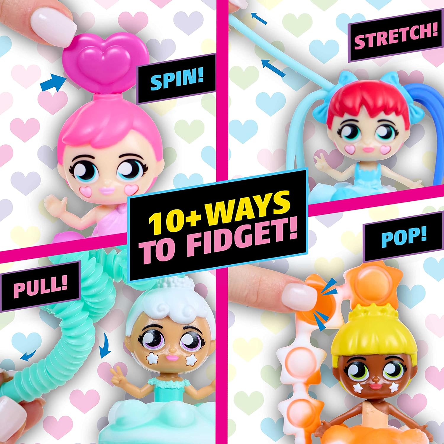 Fashion Fidgets Dolls – Sensory Toy Doll for Kids Anxiety and Stress Relief – Fidget Toy (2023