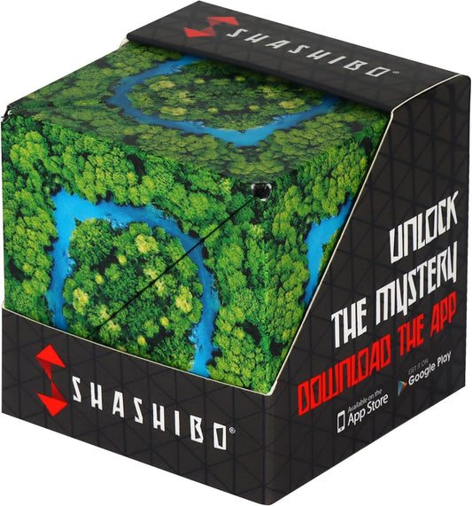 SHASHIBO Shape Shifting Box - Award-Winning, Patented Fidget Cube w/ 36 Rare Earth Magnets