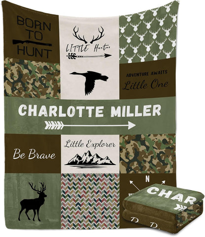 Custom Baby Blanket for Boy Girl Personalized Blanke with Name Gifts for Newborn Customized Gifts
