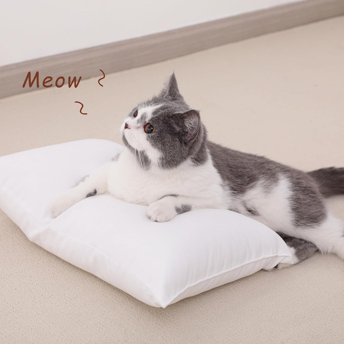 NTBAY Toddler Pillows, Down Alternative 13"x18" Pillows, Machine Washable - Soft and Breathable