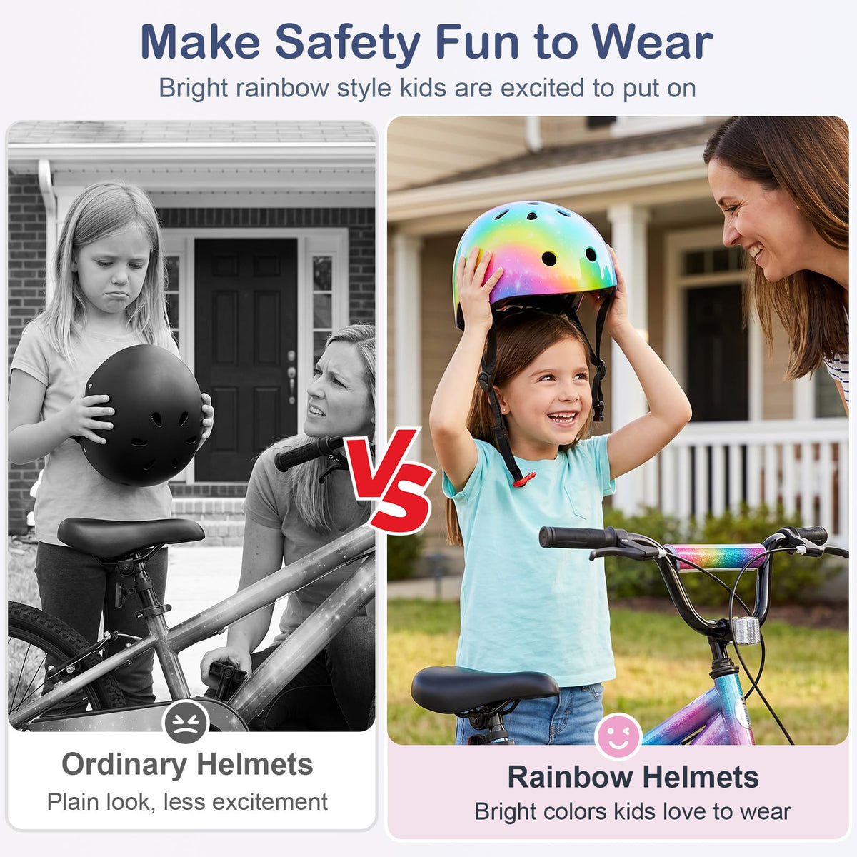 Toddler Helmet, Bienbee Kids Bike Helmet Skateboard Helmets for Bicycle Balance Bike Scooter for
